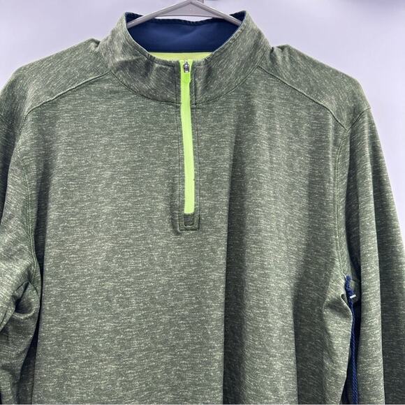 Chubbies The Arboretum Movement Green Quarter Zip‎ Long Sleeve Jacket Sz S NEW - Picture 2 of 10